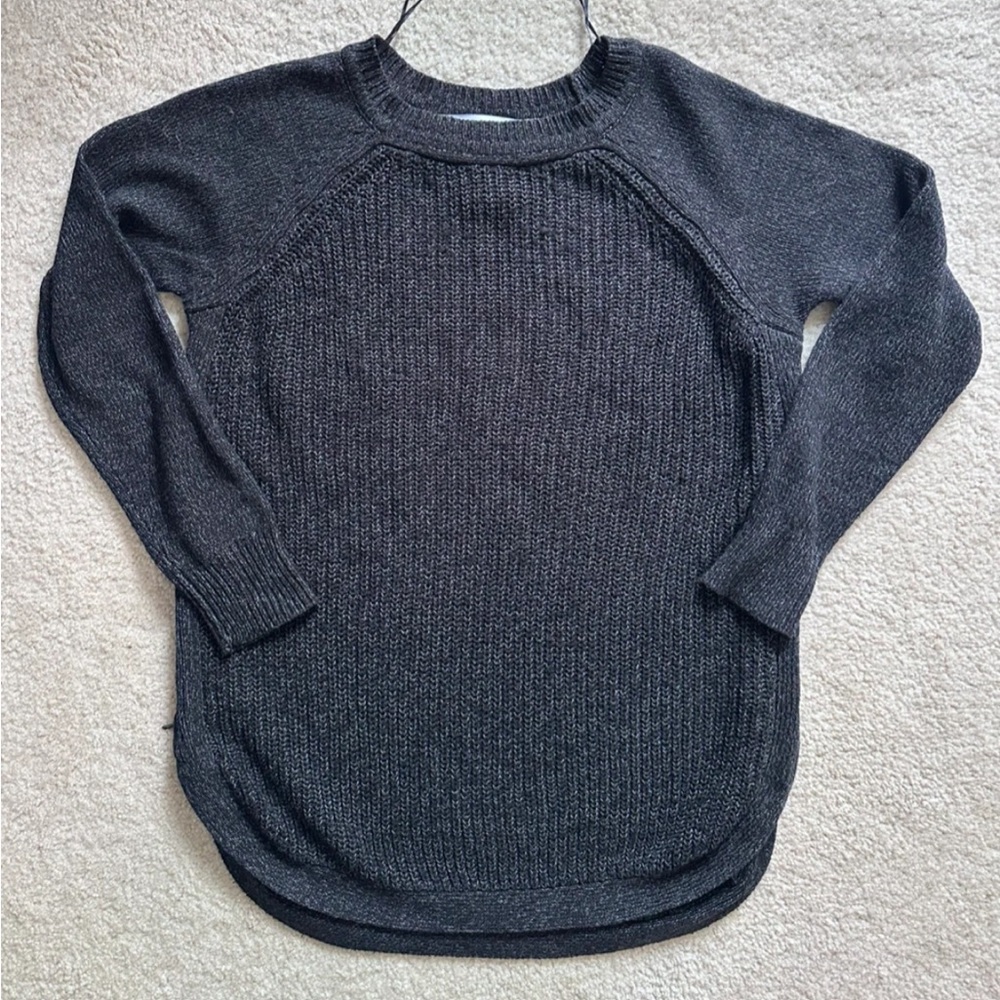M Boutique charcoal grey knit sweater
